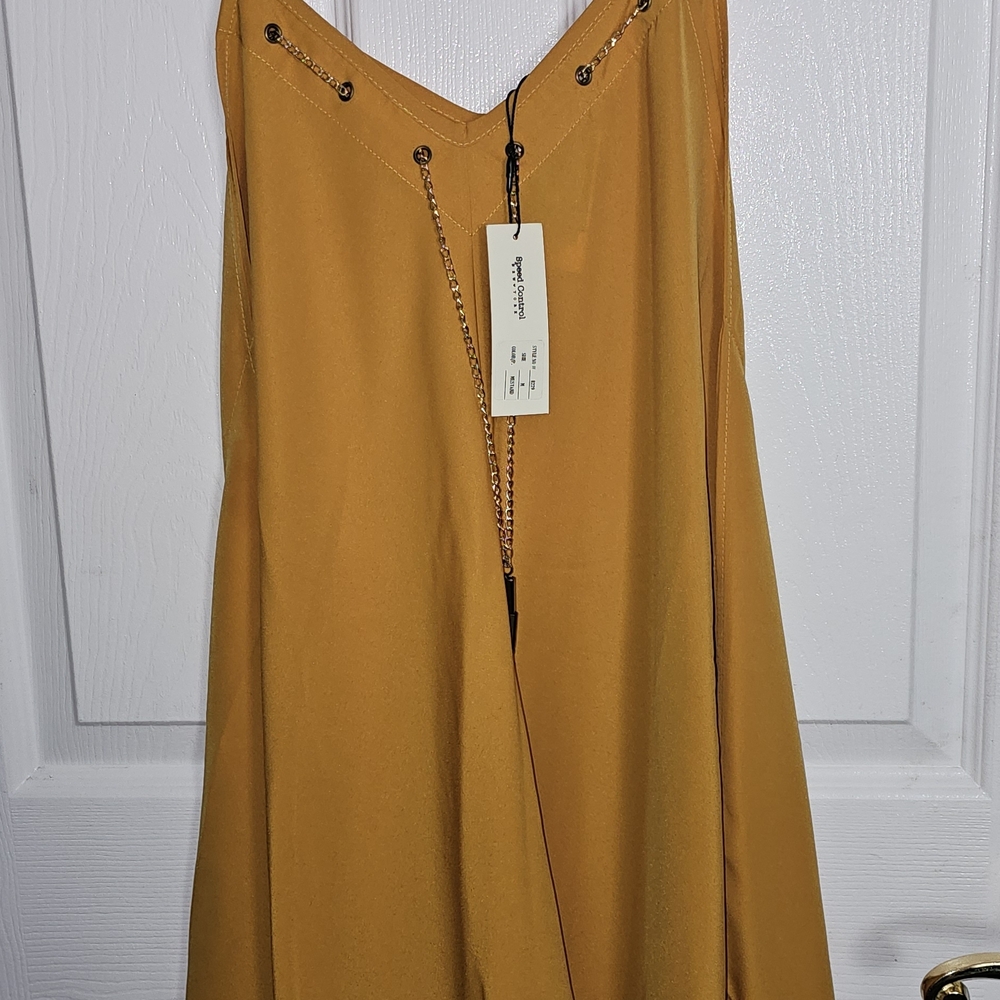 Speed Control Mustard Yellow Dress